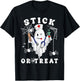 Stick or Treat Nurse Spooky Nurse Costume Funny Halloween T-Shirt - T-Shirt | Black