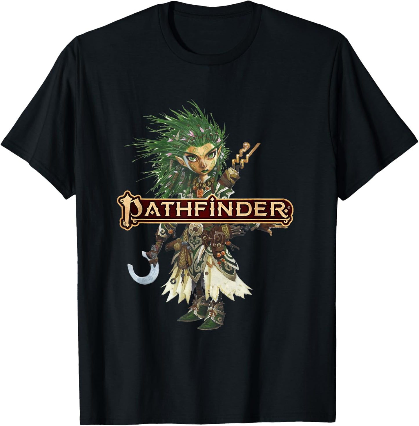 Pathfinder: Lini The Druid T-Shirt - T-Shirt | Black