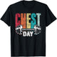 Chest Day Workout Weightlifting Gym Bodybuilding Chest Day T-Shirt - T-Shirt | Black