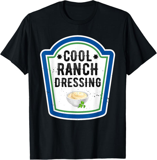 Funny Group Halloween Costume Ranch Dressing Group Condiment T-Shirt - T-Shirt | Black