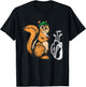 Squirrel Who Is Playing Golf - Golfer Squirrel Golf Player T-Shirt - T-Shirt | Black