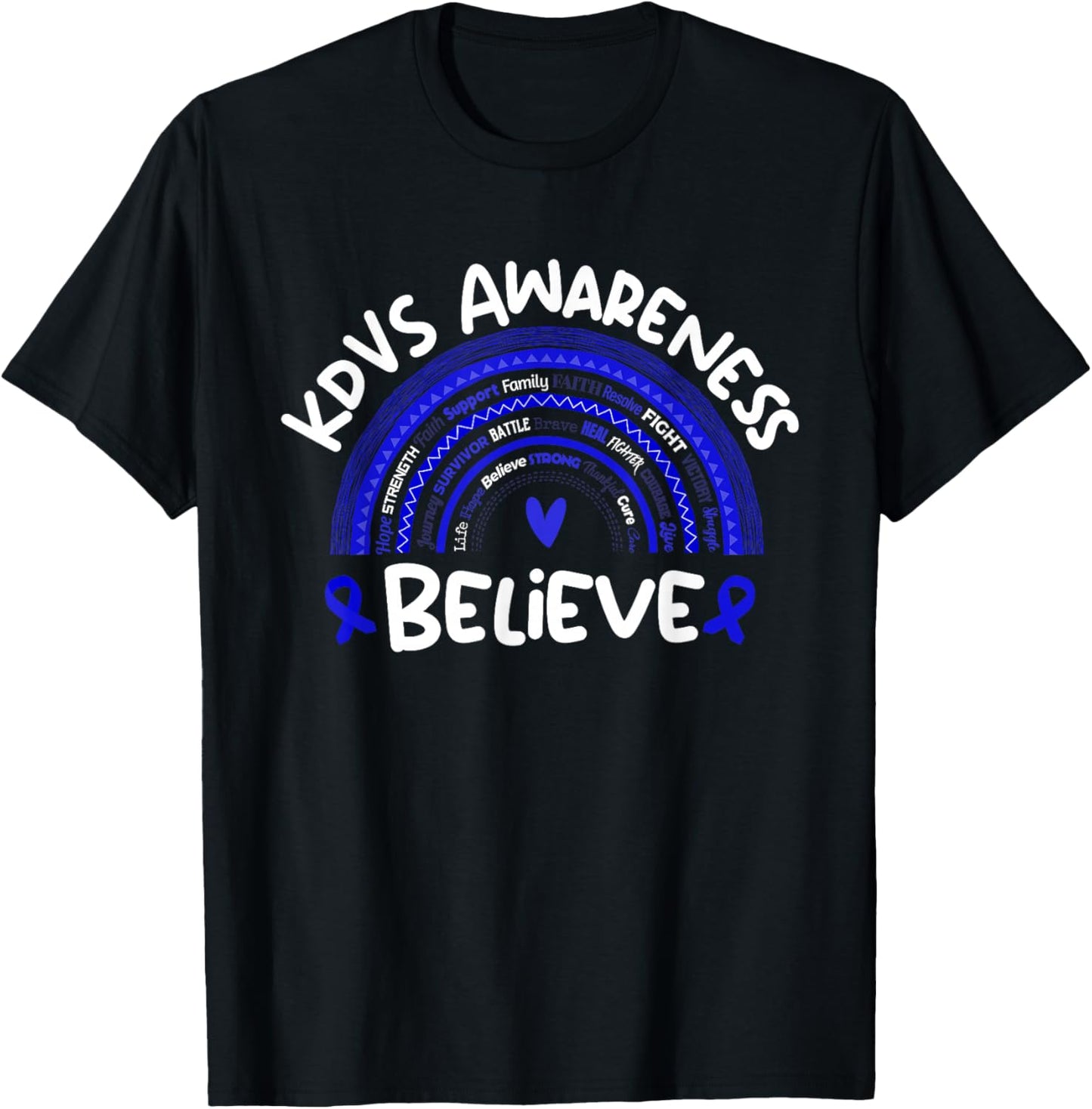 Koolen de Vries Syndrome Awareness Month Stuff | KdVRS T-Shirt - T-Shirt | Black