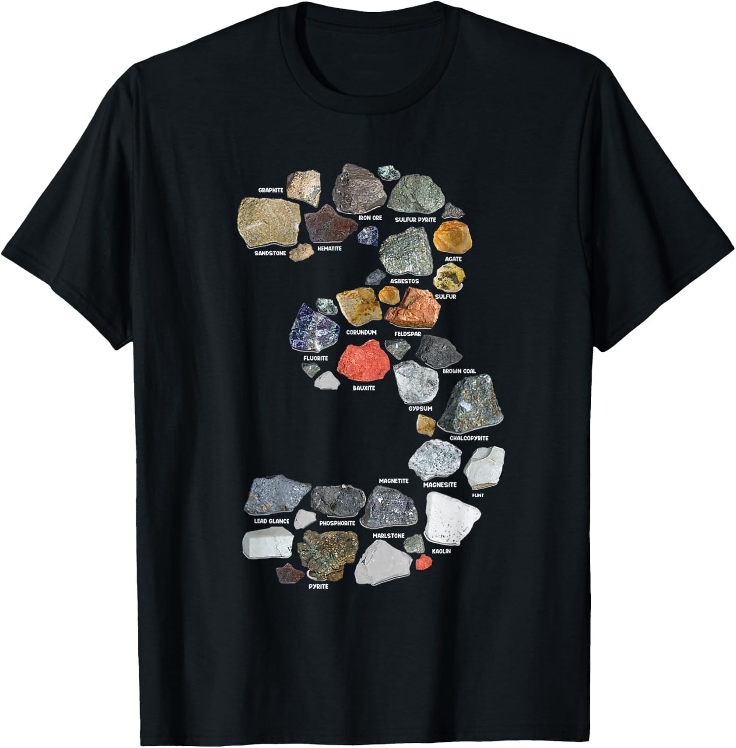 Geology 3 years Old Rock Collecting 3rd Birthday T-Shirt - T-Shirt | Black