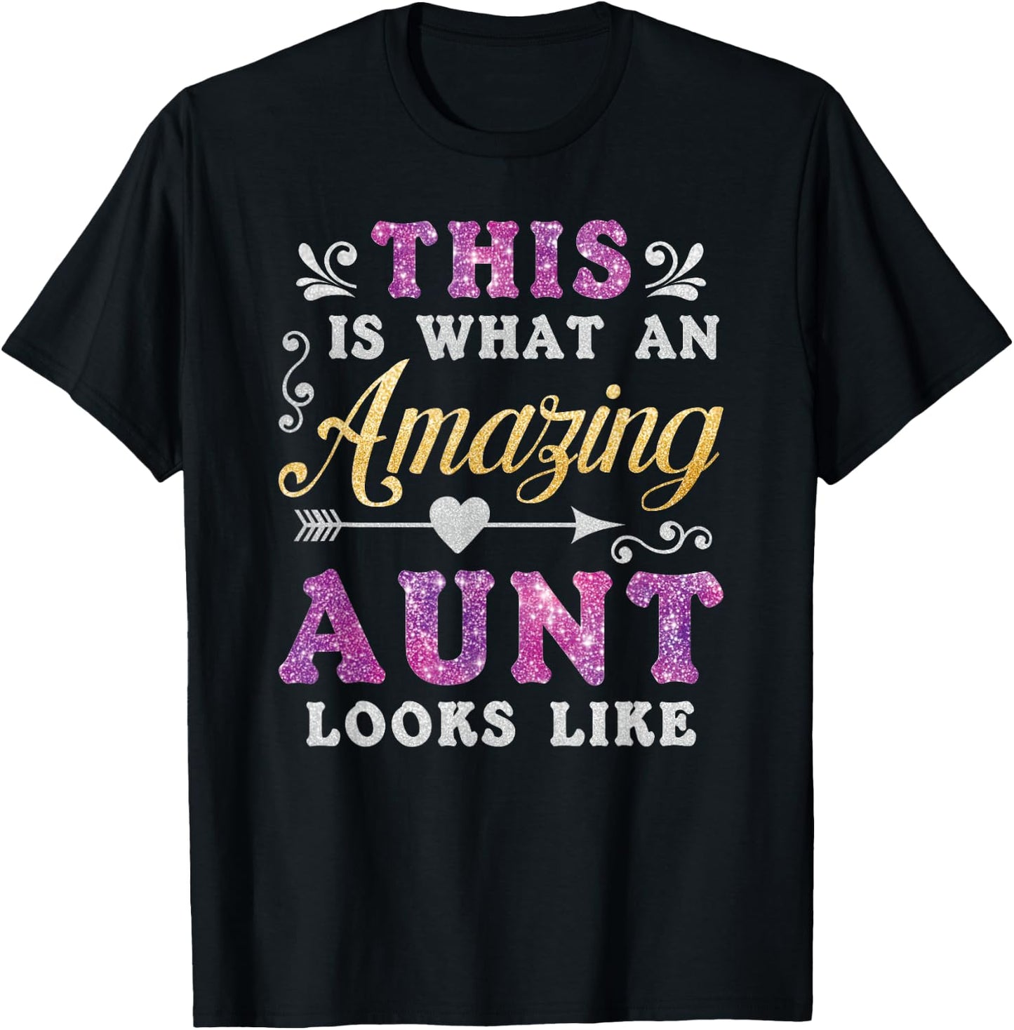 So sieht eine tolle Tante aus Funny Familienfrauen T-Shirt - T-Shirt | Black