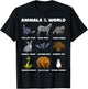 Animals Of The World Gift Funny Rare Animals Memes T-Shirt - T-Shirt | Black