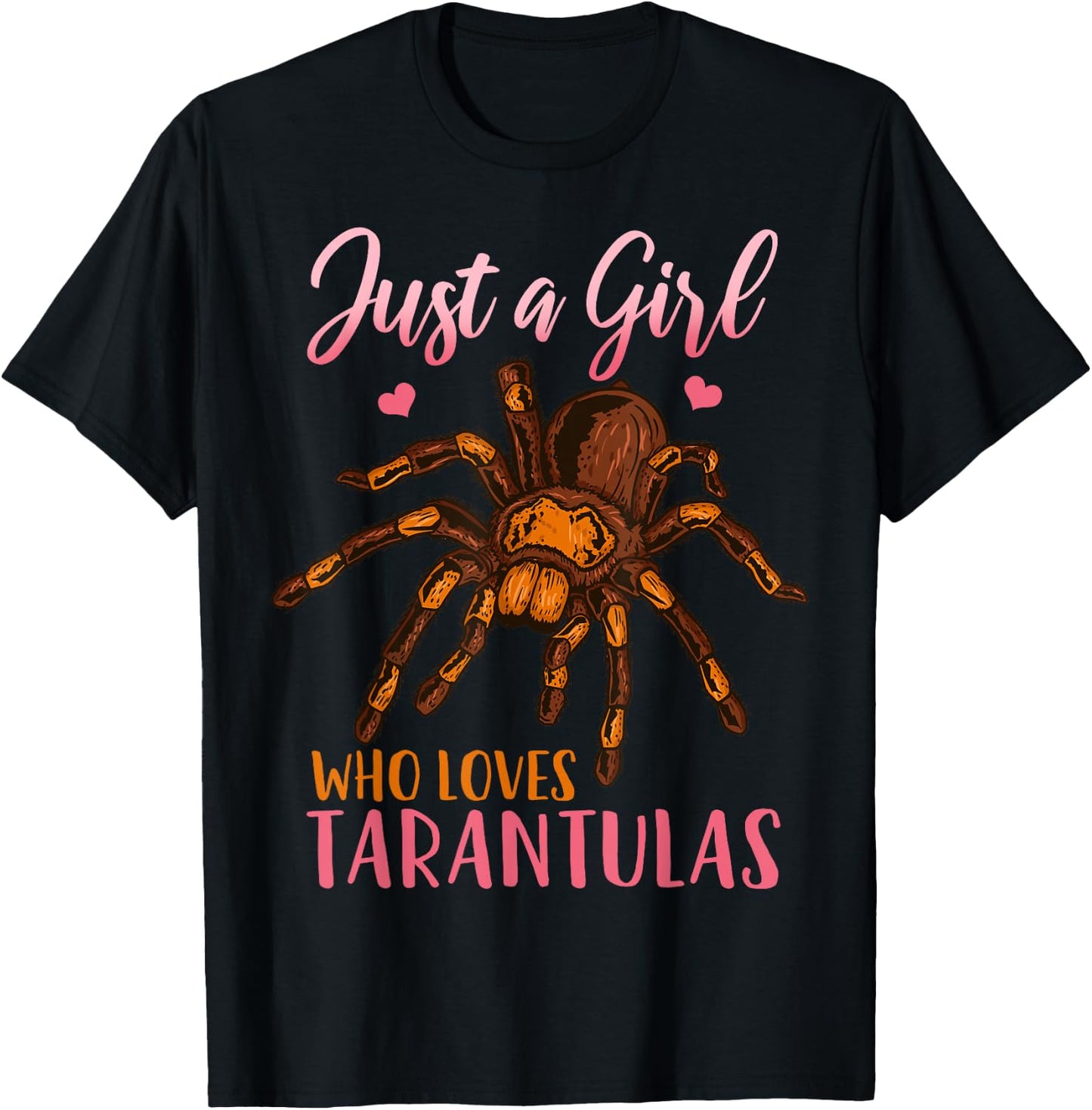 Tarantula Just A Girl Who Loves Tarantulas T-Shirt - T-Shirt | Black