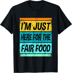 Retro County Fair Shirt Fair Food State Shirt Men Women Kids T-Shirt - T-Shirt | Black