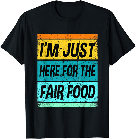 Retro County Fair Shirt Fair Food State Shirt Men Women Kids T-Shirt - T-Shirt | Black