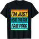 Retro County Fair Shirt Fair Food State Shirt Men Women Kids T-Shirt - T-Shirt | Black