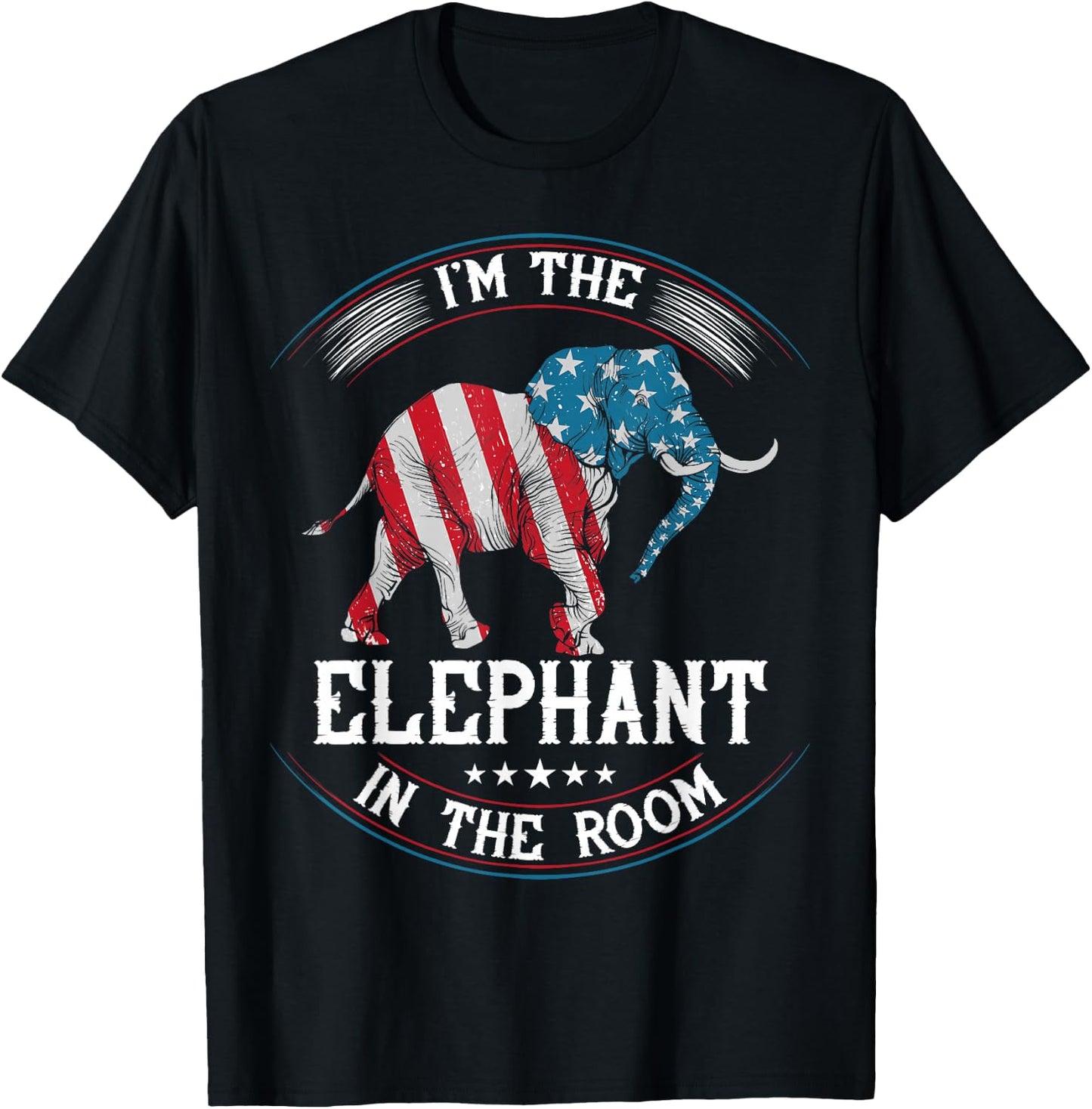 I'm The Elephant in The Room Republica Conservative T-Shirt - T-Shirt | Black