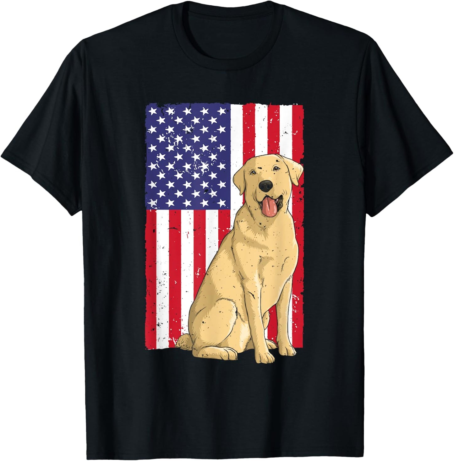 Cool Yellow Lab Art Women Yellow Labrador Retriever T-Shirt - T-Shirt | Black