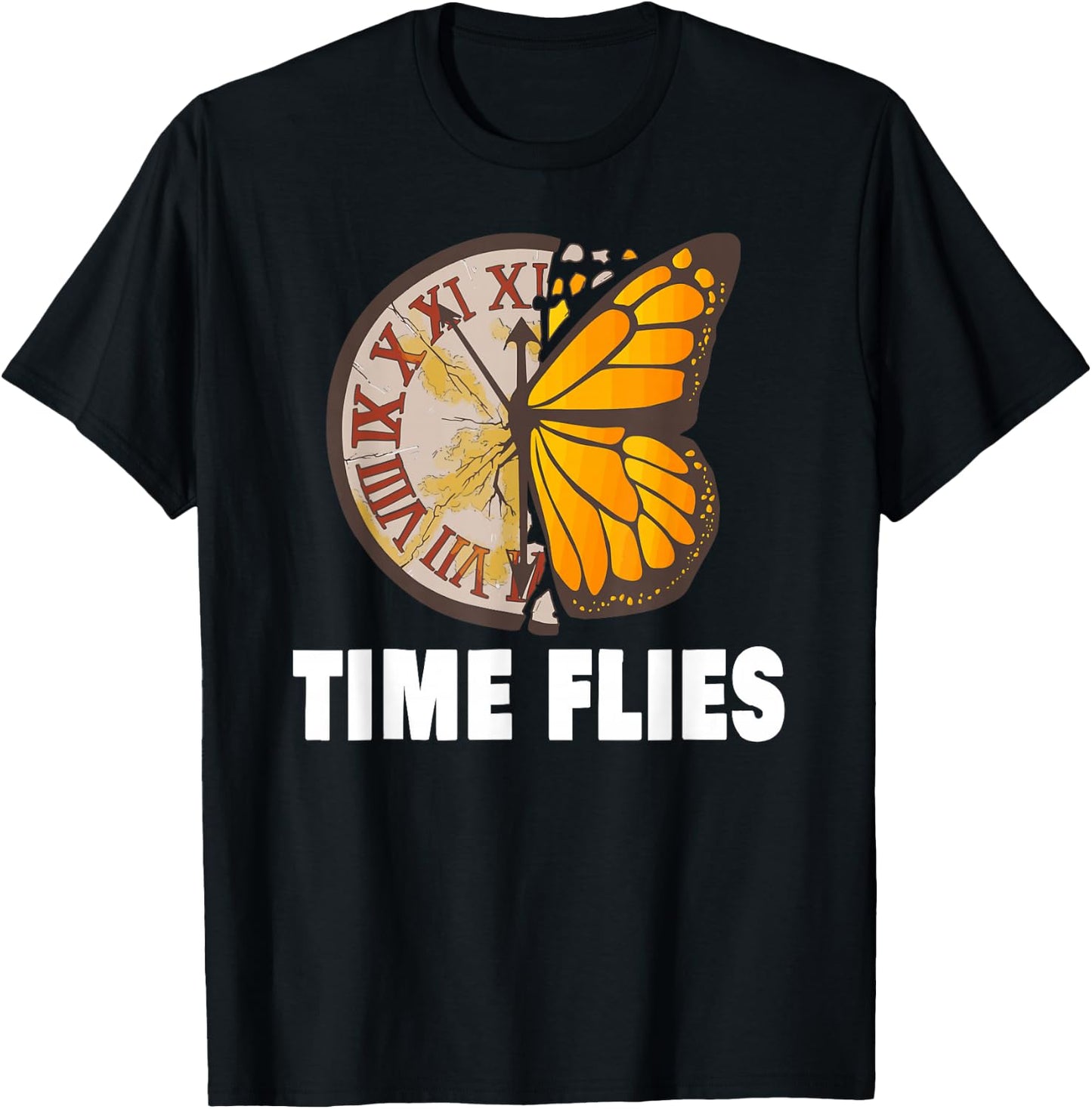 Time flies T-Shirt - T-Shirt | Black