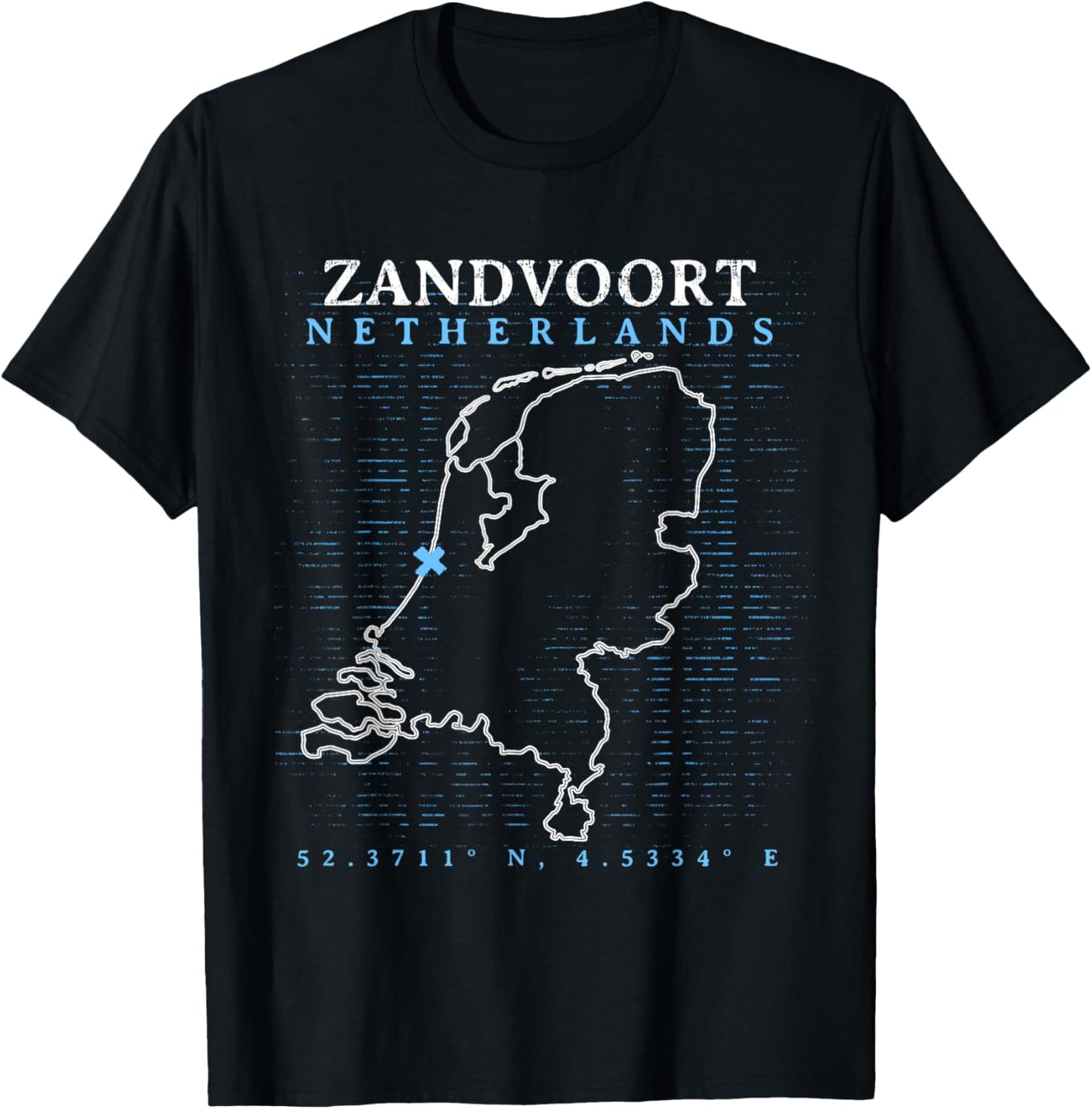 Netherlands Zandvoort T-Shirt - T-Shirt | Black