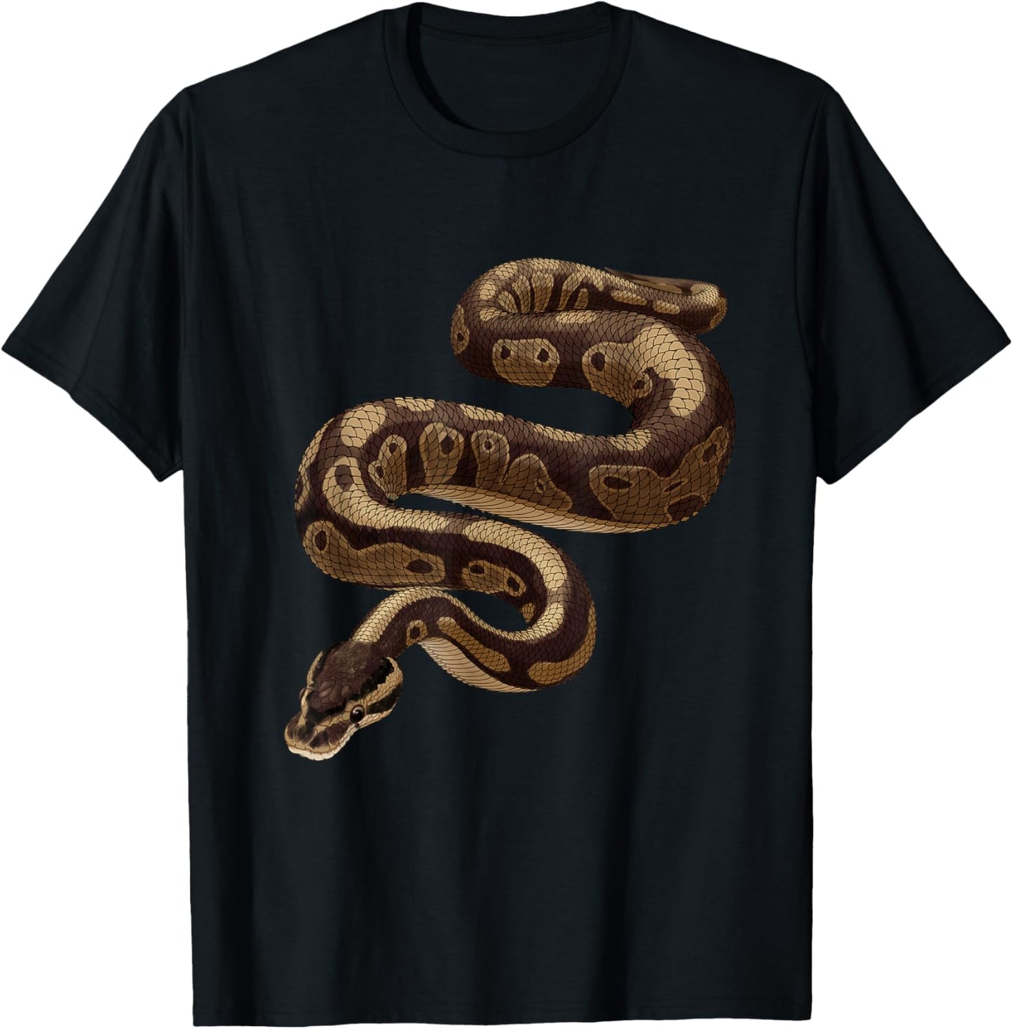 Snake Ball Python T-Shirt - T-Shirt | Black