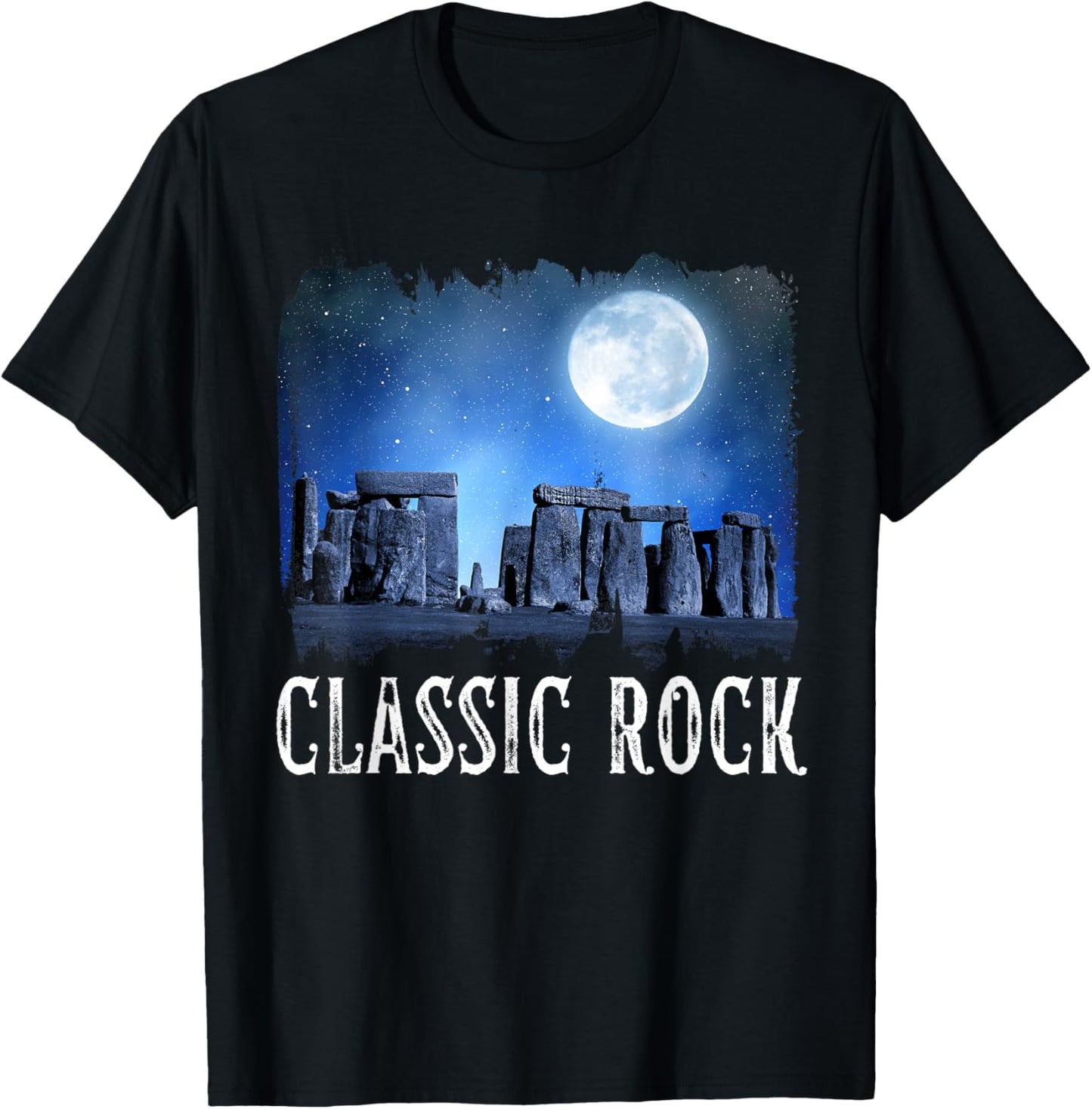 Stonehenge At Night / Stonehenge T-Shirt - T-Shirt | Black