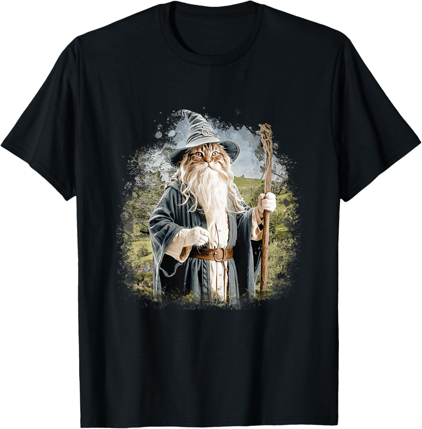 Cat Magician - Cat Lover Kitten Owner Kitty T-Shirt - T-Shirt | Black