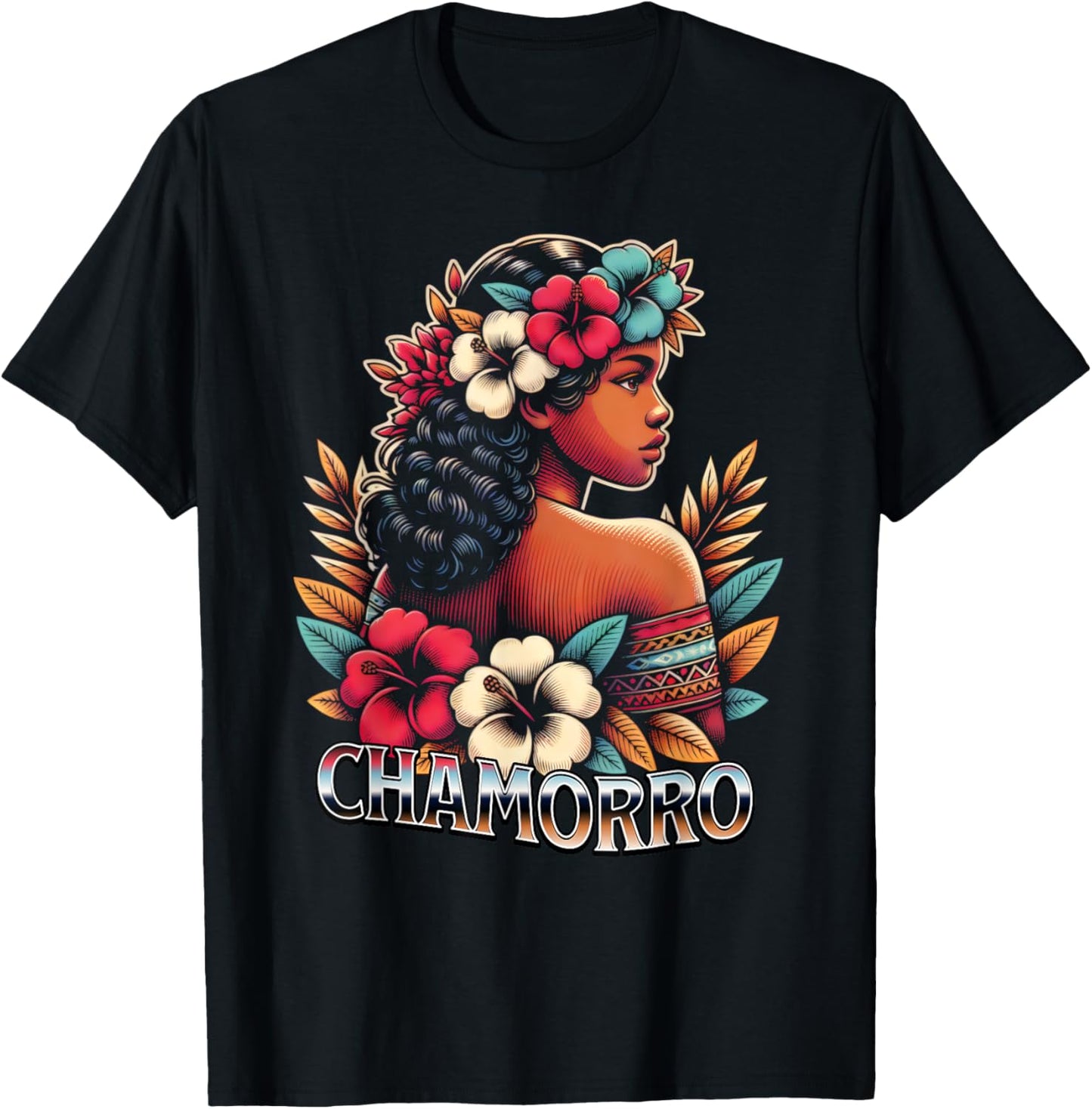 Chamorro Pride Guam and Saipan Mariana Islands Heritage T-Shirt - T-Shirt | Black