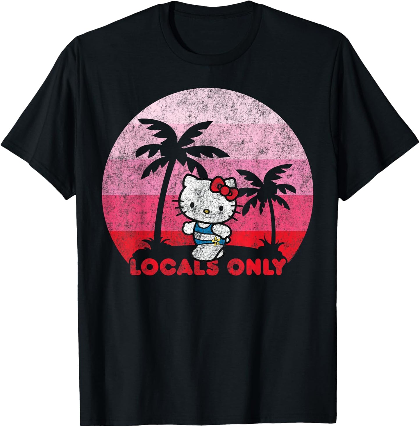 Hello Kitty Locals Only T-Shirt - T-Shirt | Black