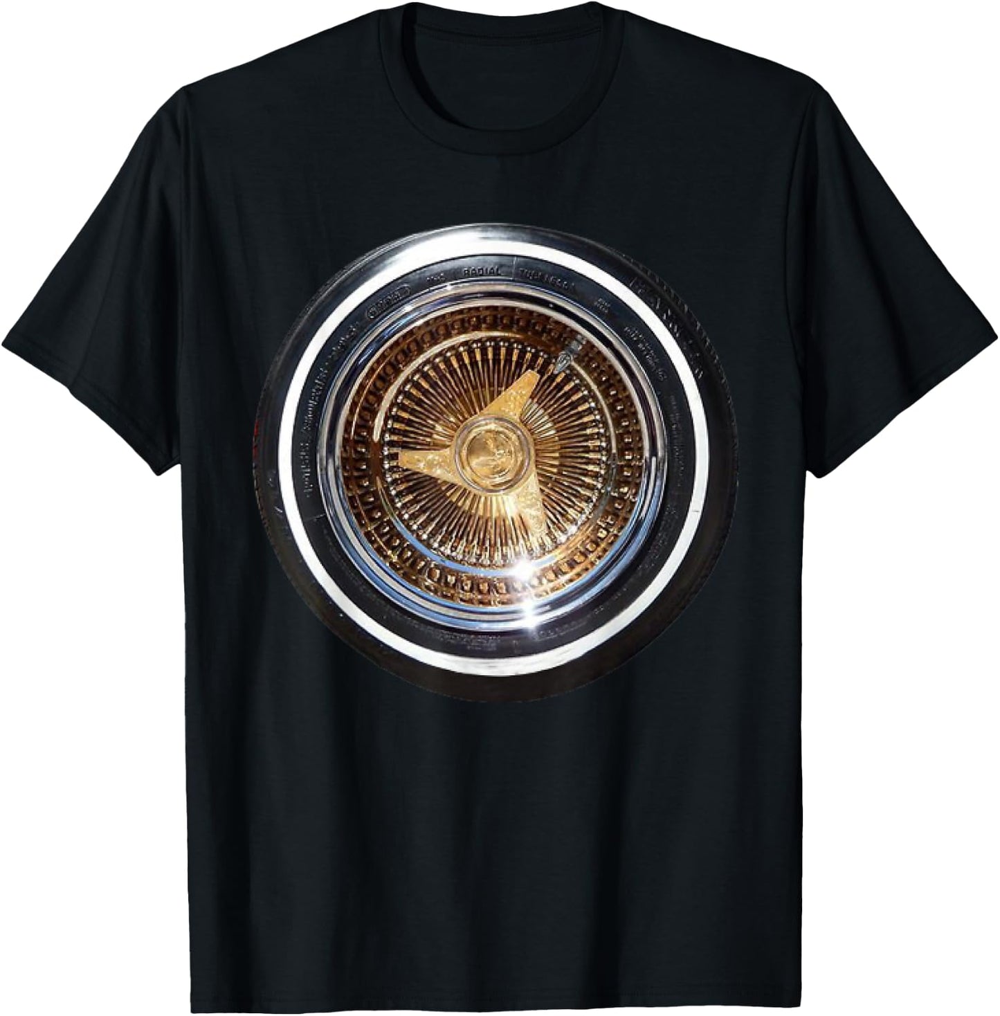 Lowrider Wheel T Shirt T-Shirt - T-Shirt | Black