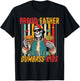 Proud Father of A Few Dumbass Kids Skeleton Dad Father's Day T-Shirt - T-Shirt | Black