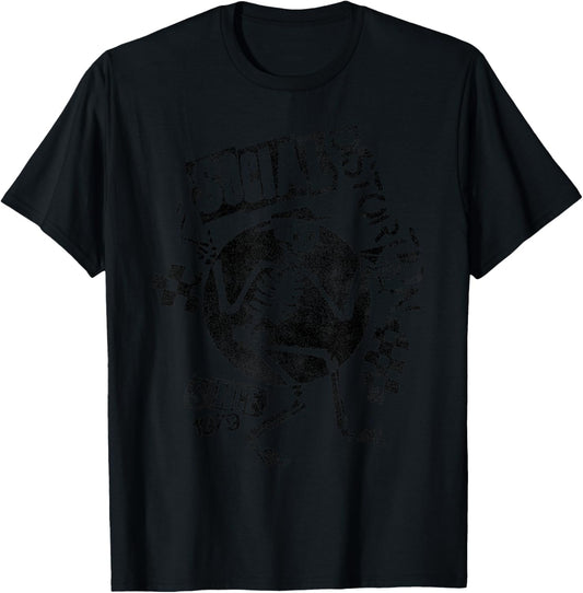 Offizielles Social Distortion Black Spray Skelly T-Shirt - T-Shirt | Black