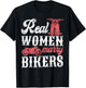 Classic Motorcycle Biker Husband Wife Wedding Marriage Real T-Shirt - T-Shirt | Black