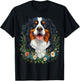 Bernese Mountain Dog Motif Pet Mandala Bernese Mountain T-Shirt - T-Shirt | Black