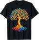 Buddha Meditation Tree T-Shirt - T-Shirt | Black