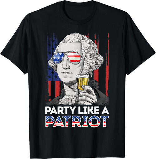 George Washington 4th of July Party Like A Patriot Men Women
