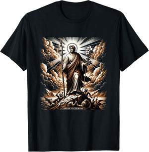 Saint Joseph Catholic Father And Worker T-Shirt - T-Shirt | Black