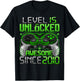 Level 15 Unlocked 15 Year Old Gifts Boys 15th Birthday Boy T-Shirt - T-Shirt | Black
