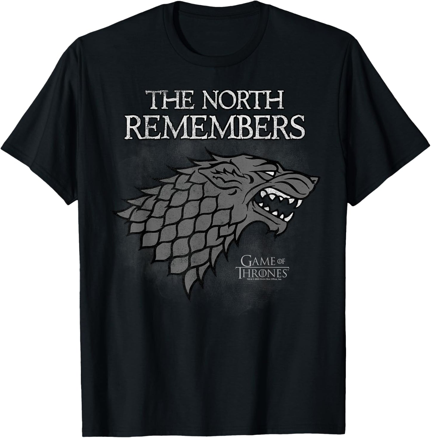 Game Of Thrones Stark The North Remembers T-Shirt - T-Shirt | Black