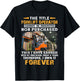 The Title Forklift Operator Cannot Be Inherited T-Shirt - T-Shirt | Black