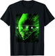 Aliens Iconic Xenomorph Neon Profile Big Chest Portrait T-Shirt - T-Shirt | Black