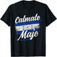 Calmate Maje Catracho Honduras Vintage Pride Honduran Flag T-Shirt - T-Shirt | Black