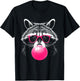 Raccoon Bubblegum T-Shirt - T-Shirt | Black