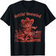 Gettin' Meowied Cat Cowboys Western Love Meowdy Fun Graphic T-Shirt - T-Shirt | Black