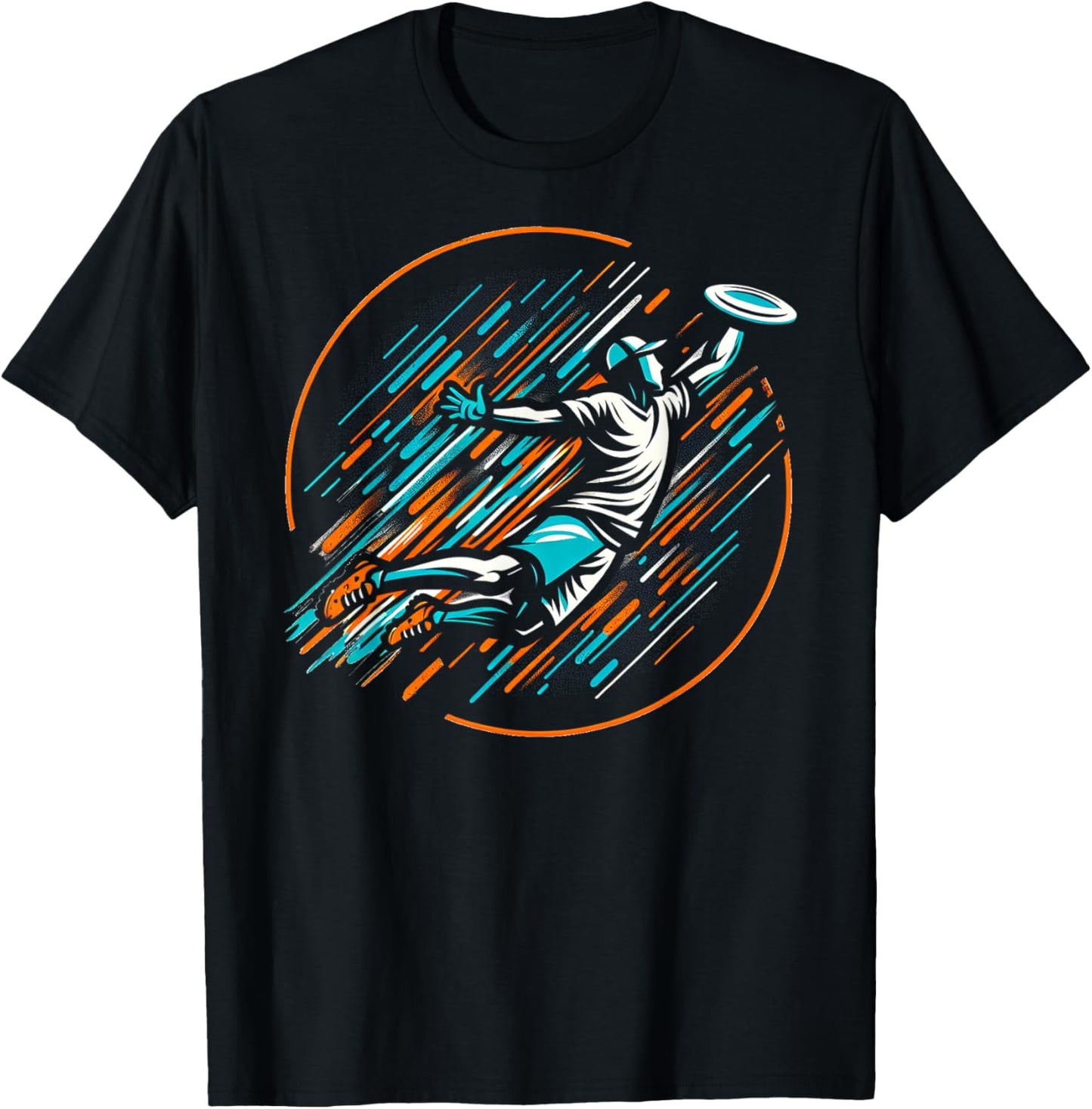 Ultimate Frisbee Enthusiast T-Shirt - T-Shirt | Black