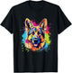 German Shepherd Men Women Kids T-Shirt - T-Shirt | Black