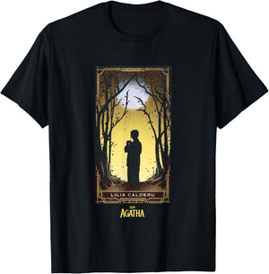 Marvel Agatha All Along Lilia Calderu Tarot Card Vintage T-Shirt - T-Shirt | Black