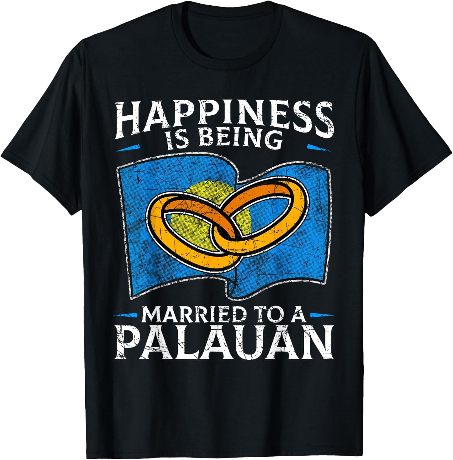 Palauan Wedding Republic of Palau Heritage Marriage T-Shirt - T-Shirt | Black