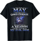 I was born in May I’m a good person T-Shirt - T-Shirt | Black