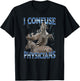 I Confuse Physicians Zebra Ribbon Rare Disease Awareness T-Shirt - T-Shirt | Black