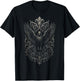 Intricate Raven - Gothic Punk Retro Art T-Shirt - T-Shirt | Black