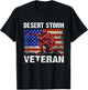 Operation Desert Storm Desert Shield Veteran T-Shirt - T-Shirt | Black