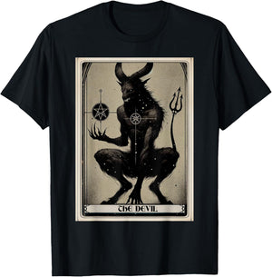The Devil Tarot Card T-Shirt - T-Shirt | Black