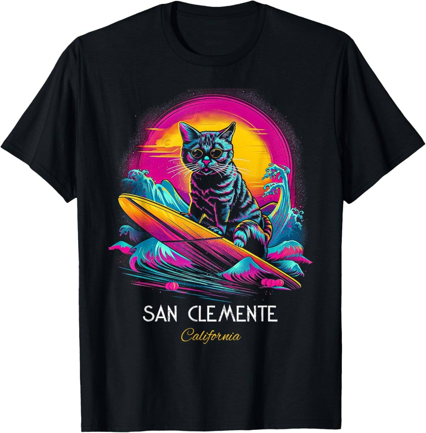 San Clemente California T-Shirt - T-Shirt | Black