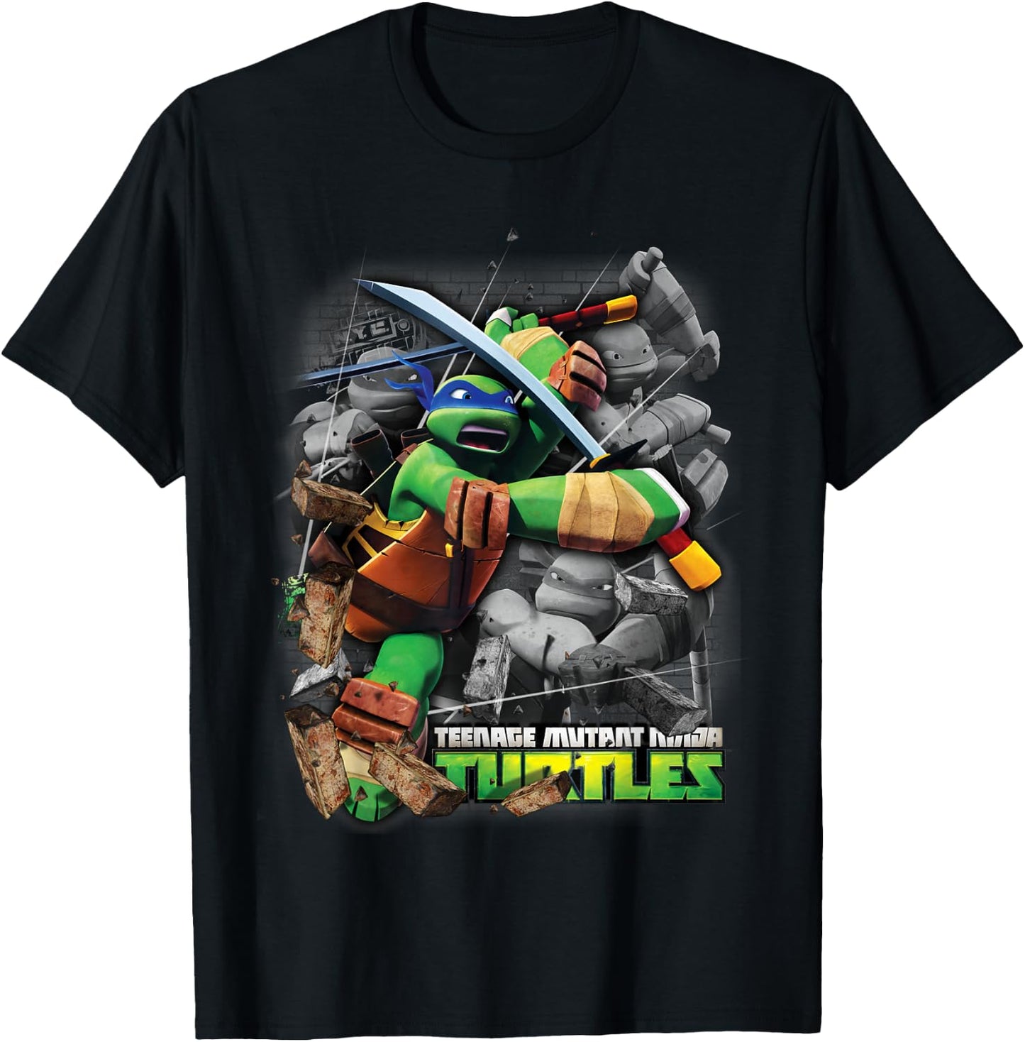 Ninja Turtles Leonardo TMNT T-Shirt - T-Shirt | Black