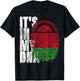 It's In My DNA Malawian Gift African Nyasaland Malawi Flag T-Shirt - T-Shirt | Black
