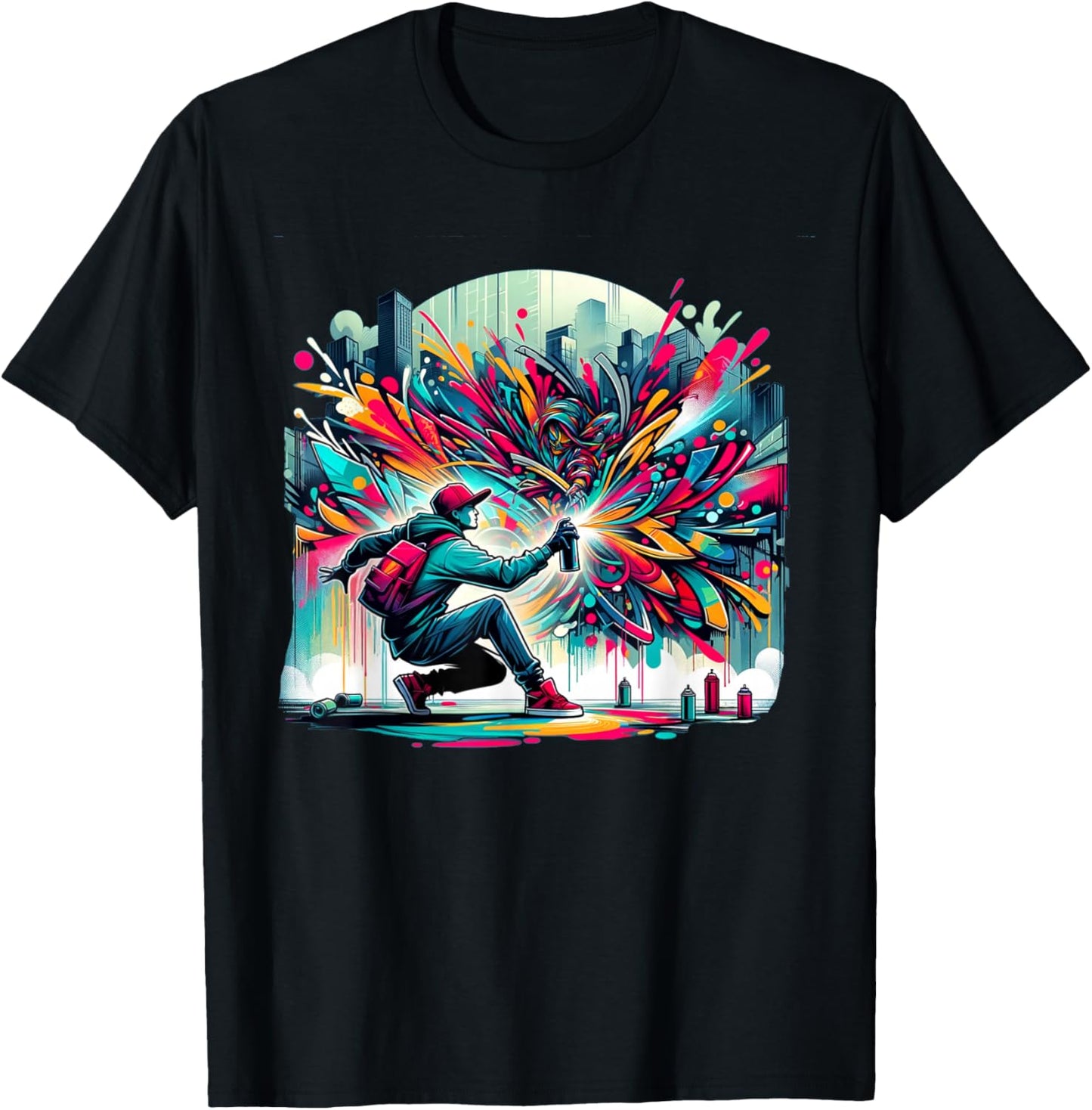 Graffiti Art T-Shirt - T-Shirt | Black
